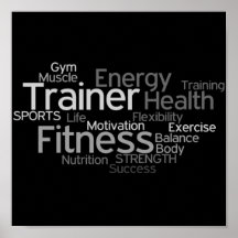 Personal Trainer or Fitness Center Poster