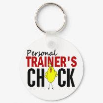 PERSONAL TRAINER’S CHICK keychains by professiongifts PERSONAL TRAINER’S CHICK keychains