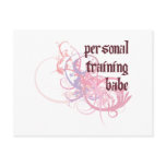 Personal Training Babe Postcard