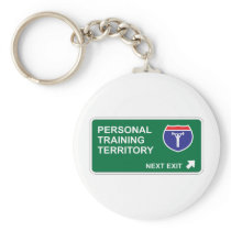 Personal Training Next Exit Key Chains