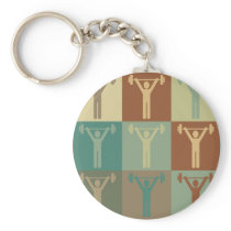 Personal Training Pop Art Key Chain