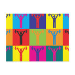 Personal Training Pop Art Post Cards