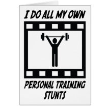 Personal Training Stunts Card