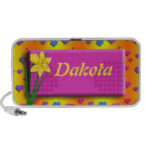 Personalised Daffodil Doodle Speaker speakers
