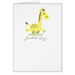 Personalised Giraffe Note Cards