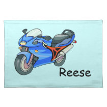 Personalised Motorcycle American MoJo Placemat placemats