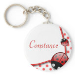Personalised Name Keyring - Lady Bug Key Chains