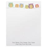 Personalised owl Letterhead
