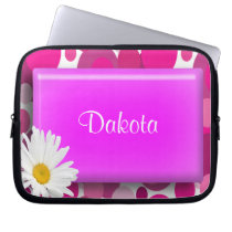 Personalised pink  Electronics Sleeve laptop sleeves