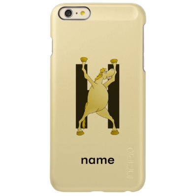 Personalised Pony Monogram H Incipio Feather® Shine iPhone 6 Plus Case