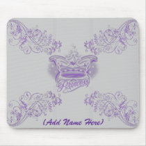 Personalised Purple Princess - Mousepad by t_liscious Personalised Purple Princess - Mousepad