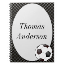 Personalised Soccer Notebook notebooks
