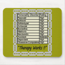 Personality Disorder 1 mousepads by ThePoisonApple Personality Disorder 1 mousepads