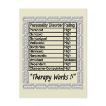 Personality Disorder 1 postcards by ThePoisonApple Personality Disorder 1 postcards
