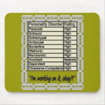 Personality Disorder 2 mousepads by ThePoisonApple Personality Disorder 2 mousepads