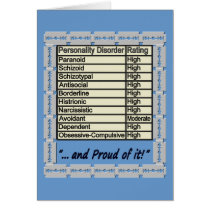 Personality Disorder 3 cards by ThePoisonApple Personality Disorder 3 cards