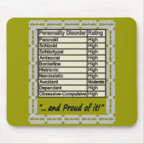 Personality Disorder 3 mousepads by ThePoisonApple Personality Disorder 3 mousepads