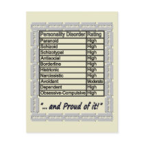 Personality Disorder 3 postcards by ThePoisonApple Personality Disorder 3 postcards