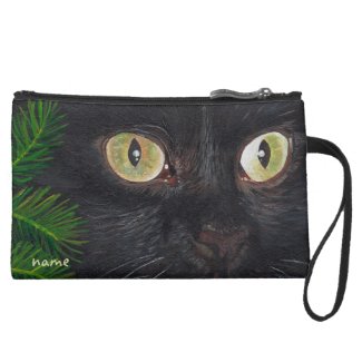 personaliz black cat Cosmetic Bag