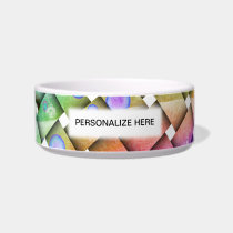 Personalizable BRIGHT WEAVE PET DISH - SNACK BOWL pet bowls