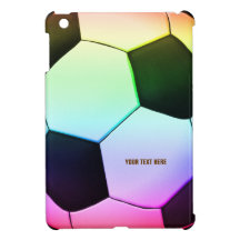 Personalizable Colorful Soccer Football iPad Mini iPad Mini Cases