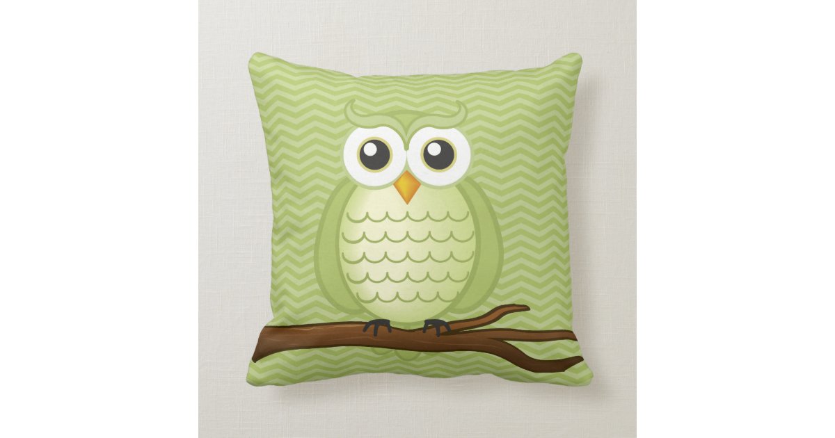 Personalizable Cute Owl Throw Pillow Zazzle
