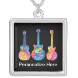 Personalizable GUITARS NECKLACE