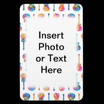 Personalizable GUITARS PHOTO FLEXIBLE MAGNET magnets