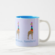 Personalizable: Jirafa lanosa Taza De Café