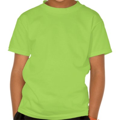 Personalizable lime green DJ t shirt for kids