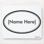 Personalizable Name Stamp Mouse Mat
