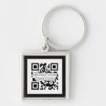 Personalizable QR Code Keychain - Find your keys!