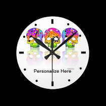 Personalizable SKULL WALL CLOCK wall clocks