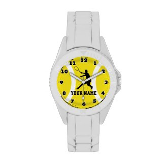 Personalizable sporty watch for tennis players