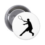 Personalizable tennis pinback buttons
