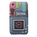 Personalizar con su foto del perro - perro pastor  iPhone 3 Case-Mate cobertura