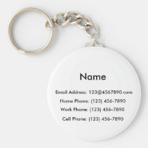 ¡Personalizar personal del Info él! Llavero