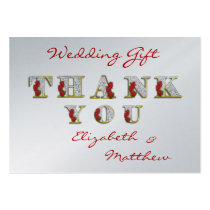 PERSONALIZE 100 THANK YOU CARDS business cards