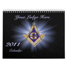 PERSONALIZE 2011 MASONIC LODGE PHOTOS CALENDAR