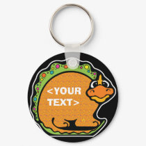 Personalize a Dinosaur, <YOUR TEXT> keychains