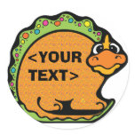 Personalize a Dinosaur, <YOUR TEXT> Stickers
