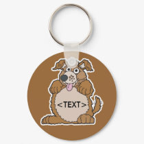 Personalize a Puppy Dog, <TEXT> keychains