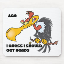 Personalize Age with Buzzard Mouse Pads