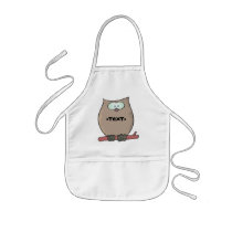 Personalize an Owl, <TEXT> Aprons