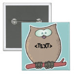 Personalize an Owl, <TEXT> Pin