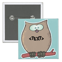 Personalize an Owl, <TEXT> Pin