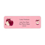 Personalize Apple return address Custom Return Address Label