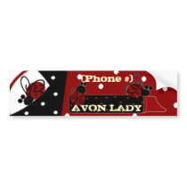 Personalize Avon Lady Bumper Sticker bumper stickers