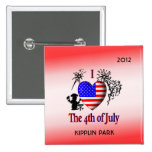 Personalize Business Pins 4th of July