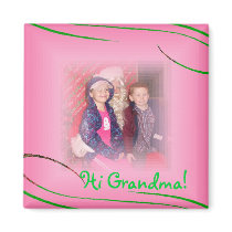 Personalize Christmas Gift Photo Magnet by dizzypixels Personalize Christmas Gift Photo Magnet